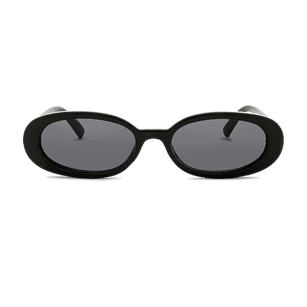 Le Specs Outta Love in Black & Smoke Mono Sunglasses
